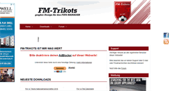 Desktop Screenshot of fm-trikots.de